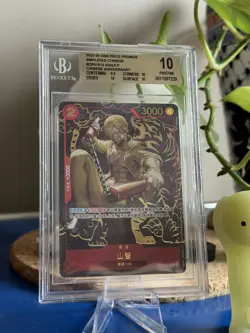 One Piece CCG Sanji Chinese Anniversary CHINESE Promo OP01-013 BGS 10 - Image 1