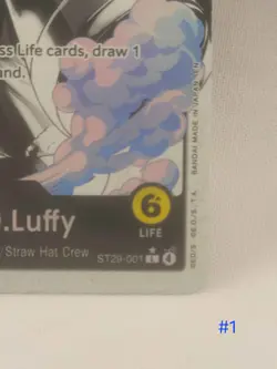 One Piece TCG Monkey.D.Luffy (001) (Parallel) ST29-001 Egghead Foil - Image 5