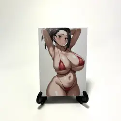 My Hero Academia Momo Yaoyorozu Sexy Bikini Anime Waifu Girl Goddess Art Card - Image 2