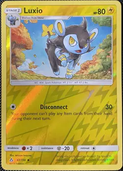 Luxio 47/156 Sm-Ultra Prism Reverse Holo - Pokemon Card - Image 1