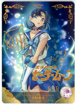 ❤SAILOR MERCURY - Goddess Story Waifu Card 10M04 Waifu Doujin SSR-22 Foil Card - Image 1