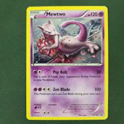 WHOLE SWIRL 🌀💫 LP Mewtwo XY101 XY Black Star Promo Cosmos Holo Pokemon Card - Image 3
