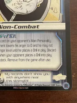 DBZ CCG Severe Bruises HOLO FOIL Rare LIMITED 112 Dragon Ball Z Score TCG Card - Image 4