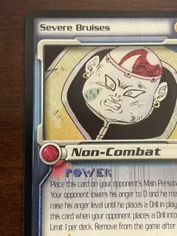 DBZ CCG Severe Bruises HOLO FOIL Rare LIMITED 112 Dragon Ball Z Score TCG Card - Image 5
