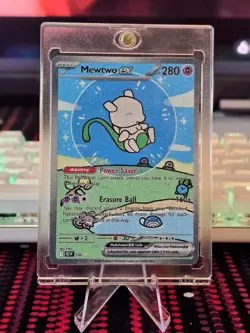 Bubble Mewtwo Ex Pokemon Novelty Card Illustration Rare *SEE DESC* - Image 1