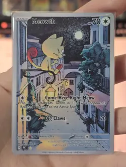 Meowth Pokemon TCG POCKET Novelty Art Card *SEE DESC* - Image 1
