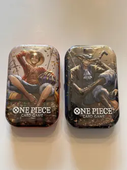 One Piece Card Game Tin Pack Set Vol.2 Sealed Lot 2 Luffy & Sabo OP-13 - Image 1