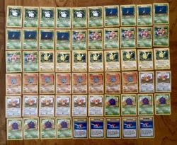 Pokemon TCG Vintage Lot 179 Cards Base Jungle Unlimited WOTC (out of 64) - Image 3