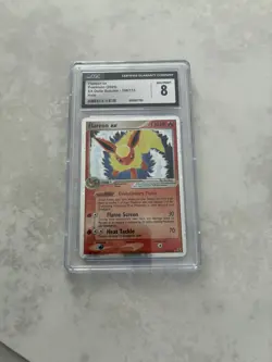 Pokemon TCG Flareon EX Holo Rare Card Ex Delta Species 108/113 CGC Grade 8 - Image 1