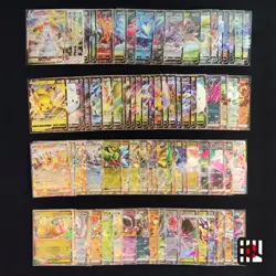 Pokemon Card Bulk Lot 100 V ex VMAX VSTAR NM-LP No Dupes Japanese US Stock 601 - Image 1