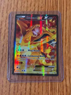 Pokemon TCG Charizard EX XY121 Black Star Promo Full Art Holo Card 2016 Sleeved - Image 5