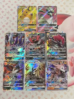 Pokemon TCG Lot Of 8 GX Cards Raichu, Gardevoir, Darkrai & More - Image 1