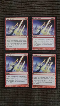 Magic: the Gathering / MtG Mana Geyser x4 Fifth Dawn - Image 1