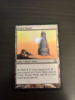 Magic: The Gathering (MTG) - FOIL Urza's Tower - 8th Edition (8ED) - Image 1
