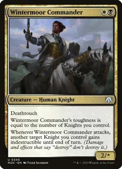 Wintermoor Commander - MOC - Uncommon - MTG Magic Pack fresh - Image 1