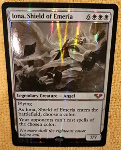 Iona, Shield of Emeria FOIL NM Near Mint MtG From the Vault: Angels V15 009/015 - Image 1