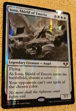 Iona, Shield of Emeria FOIL NM Near Mint MtG From the Vault: Angels V15 009/015 - Image 5