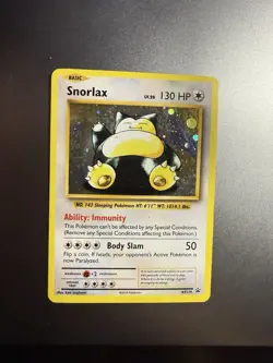 SNORLAX XY179 - XY PROMO BLACK STAR PROMOS ULTRA RARE PROMO POKEMON TCG 2016 - Image 1