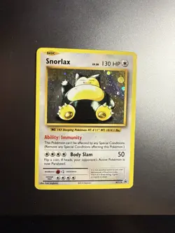 SNORLAX XY179 - XY PROMO BLACK STAR PROMOS ULTRA RARE PROMO POKEMON TCG 2016 - Image 2