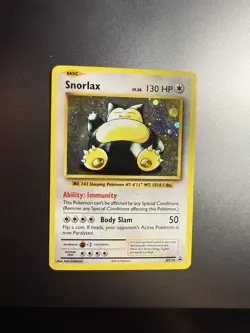 SNORLAX XY179 - XY PROMO BLACK STAR PROMOS ULTRA RARE PROMO POKEMON TCG 2016 - Image 4