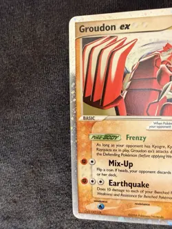 Pokemon TCG Groudon ex Black Star Promo 038 Holo Rare - Image 2
