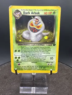 Pokemon TCG Dark Arbok 2/82 Team Rocket Holo - Image 1