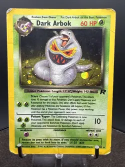 Pokemon TCG Dark Arbok 2/82 Team Rocket Holo - Image 2