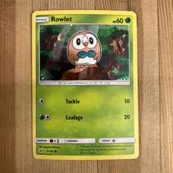 Rowlet - 9/149 - Alternate Cosmos Holo Promo - Pokemon - LP - Image 1