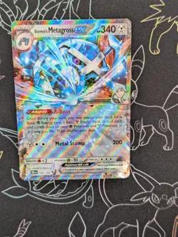 Steven's Metagross ex - 145/182 - Pokemon Destined Rivals Double Rare NM - Image 1