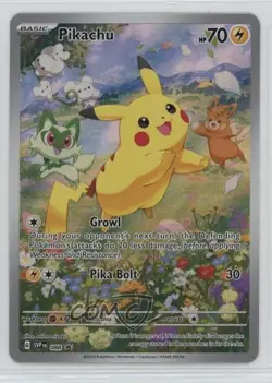 Pikachu (Paldea Adventure Chest) Holo Pokemon Scarlet & Violet Black Star Promo - Image 1