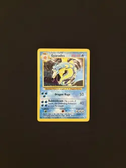 Pokemon TCG Gyarados 6/102 Base Set Holo Rare Unlimited WOTC Vintage - Image 1