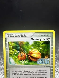 2008 Pokemon - Memory Berry Trainer 80/100 EX Crystal Guardians Holo Stamped LP - Image 3
