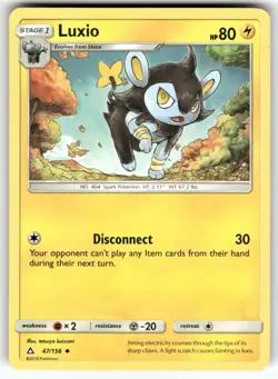 Luxio SM - Ultra Prism Uncommon Pokemon Lightly played - Image 1