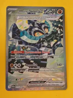 Pokemon Twilight Masquerade Cornerstone Mask Ogerpon ex 215/167 SIR Secret Rare - Image 1