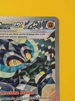 Pokemon Twilight Masquerade Cornerstone Mask Ogerpon ex 215/167 SIR Secret Rare - Image 5