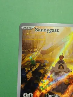 Pokemon Scarlet & Violet Paldea Evolved Sandygast 214/193 Illustration Rare - Image 2