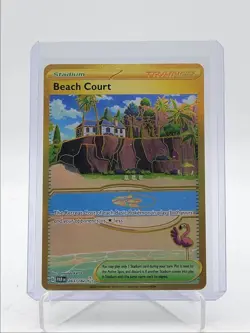 BEACH COURT 2023 POKEMON PARADOX RIFT HYPER RARE 263/182 Q5542 - Image 1