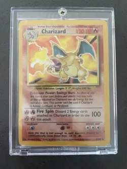 Pokemon 1999 Charizard Base Set Holo Rare 4/102!! - Image 3