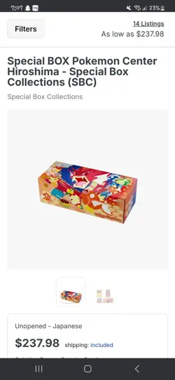 Special box collection pokemon hiroshima box - Image 5