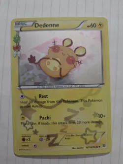 Pokemon TCG Radiant Collection (Gen) Dedenne, Raichu, Wally, and Floral Crown. - Image 2