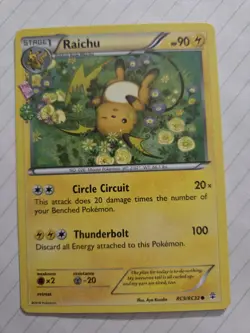 Pokemon TCG Radiant Collection (Gen) Dedenne, Raichu, Wally, and Floral Crown. - Image 4