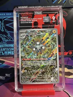 Pokemon TCG Magneton 159 Holo Surging Sparks ETB Promo Tag 9 - Image 1