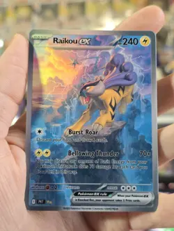 Raikou EX Pokemon TCG POCKET Special Illustration Rare *SEE DESC* - Image 1