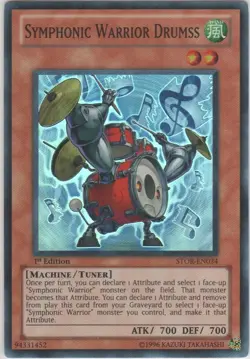 Symphonic Warrior Drumss - STOR-EN034 - Super Rare - Unlimited Edition - Moderat - Image 1