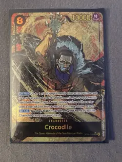 Crocodile - OP14-120 (Alternate Art) OP14-120 The Azure Sea's Seven Foil - Image 1