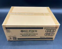 One Piece OP14-EB04 The Azure Sea's Seven English 12 Booster Box Case Sealed - Image 1