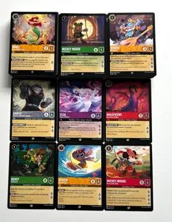 Disney Lorcana The First Chapter Non Holo/Foil Cards /204 Legendary - You Choose - Image 1
