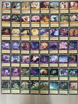 Disney Lorcana The First Chapter Complete Set Commons & Uncommons 126/204 Cards - Image 2