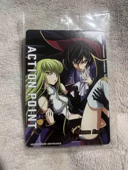 Union Arena Code Geass Release Event Action Point Card – Lelouch & C.C. (Sealed) - Image 1