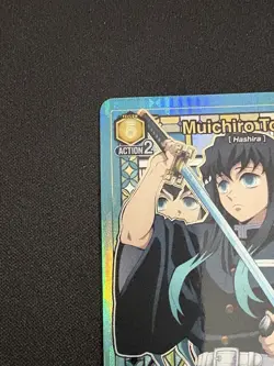 Union Arena Demon Slayer Muichiro Tokito UE05BT/KMY-1-024 SR* Foil Card NM - Image 2